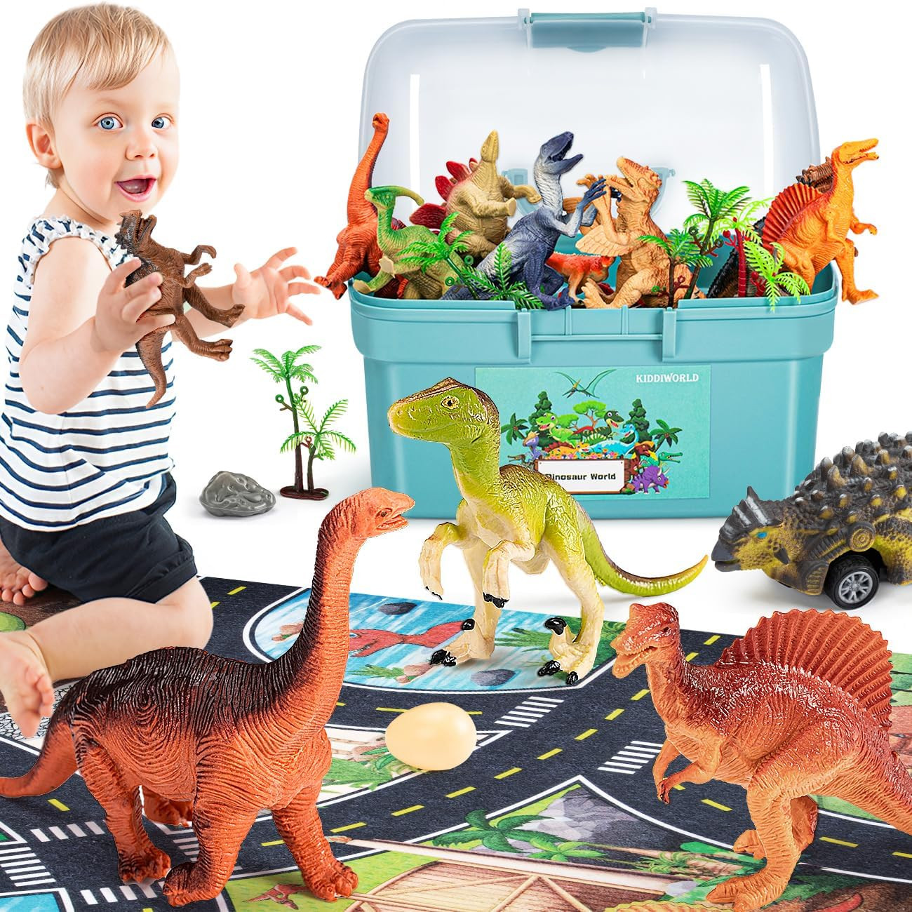 Dinosaur Toys for 3 4 5 Year Old Boys Gifts, Dinosaurs Toys 