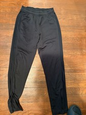 Black Swaet Pants Men's 34x32 Straight Leg 100% Cotton Pockets Casual Workwear