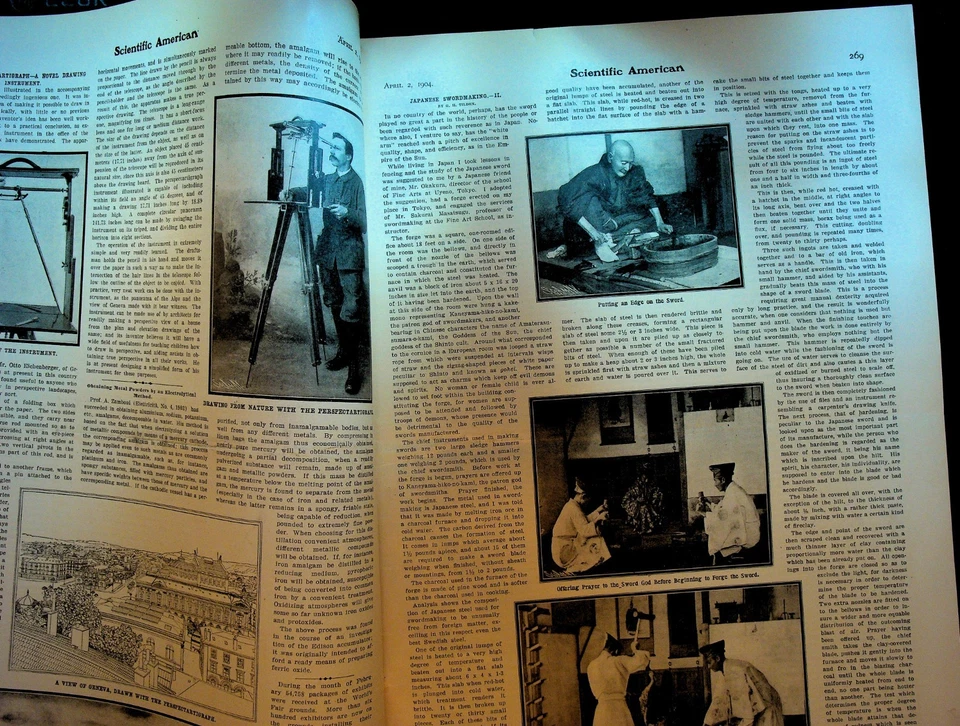 Scientific American April 2 1904 Japan Ship Mikasa Abruzzi Polar Expedition - Image 3 of 4