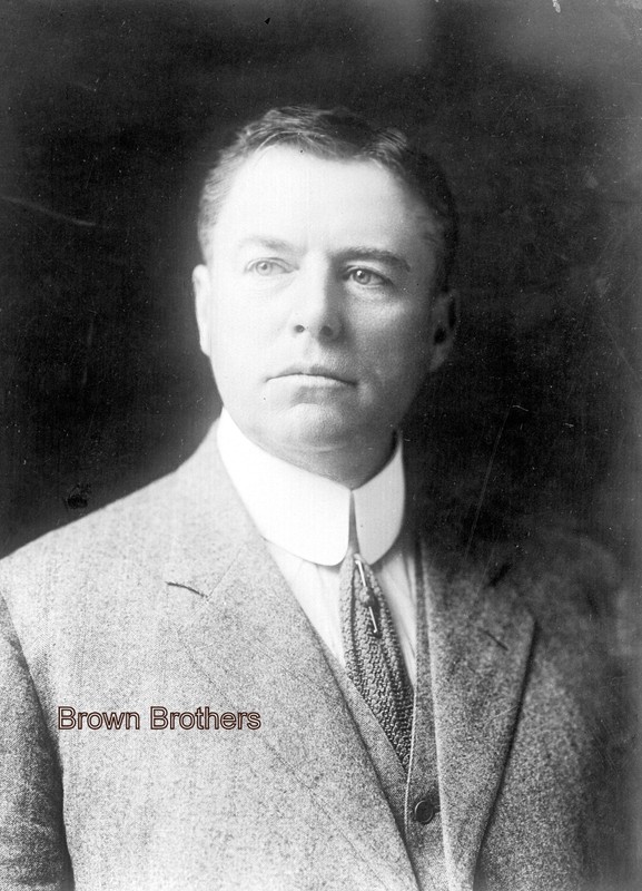 1910s Playwright & Screenwriter Augustus Thomas Glass Photo Negative