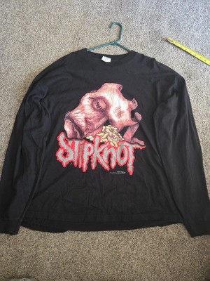 Slipknot Vintage 2000 'Maggot Face' TOUR Shirt Blue Grape XXL