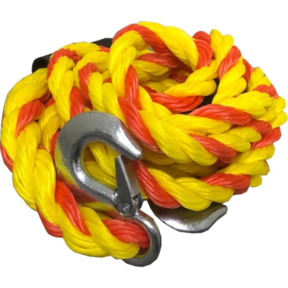 Everest 14' Tow Rope with Snap Hooks 2,266 lbs WLL 6,800LBS Break Strength 3PK - Image 4 of 4