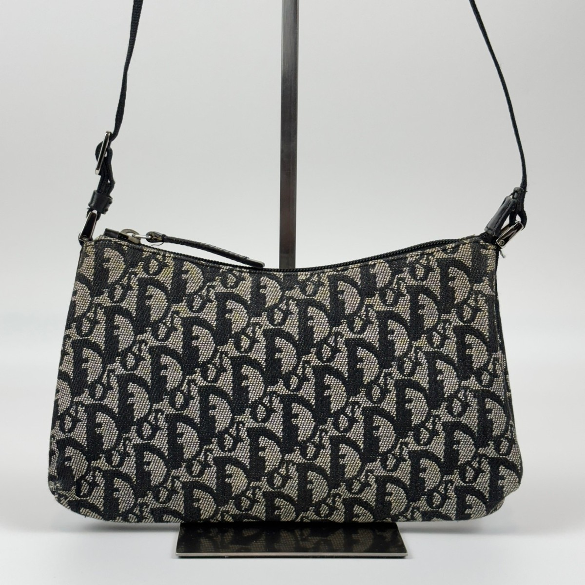 Auth Christian Dior 2004 Trotter Accessory Pouch Shoulder Bag