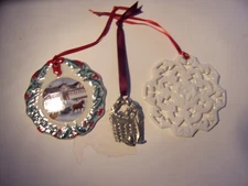 3 Collectible Longaberger Basket Tie Ons- New - $9 s/h