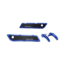 Carbon Fiber Saddlebag Hinge Cover with handle kit for Harley 2014-23 Touring