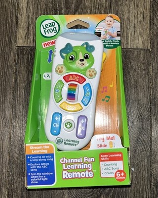 Leap Frog Channel Fun Learning Remote Lights & Sounds English, French, Spanish