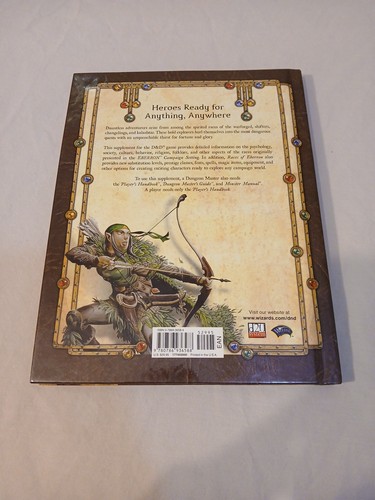 Dungeons & Dragons Races of Eberron con folleto City of Towers muy buen estado - Imagen 2 de 11