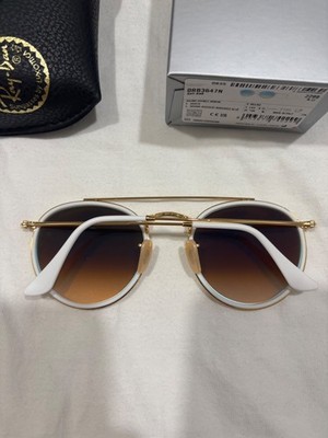 Ray-Ban Round Doucle Bridge RB3647N 001/4O 51-22 Sunglasses - Gold