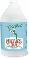 Natural Fruit & Veggie Wash - Plant-Based, No Aftertaste, 1 Gallon Refill