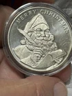 1 oz Silver Round .999 Fine - 2003 Merry Christmas Santa Clause Seasons Greeting