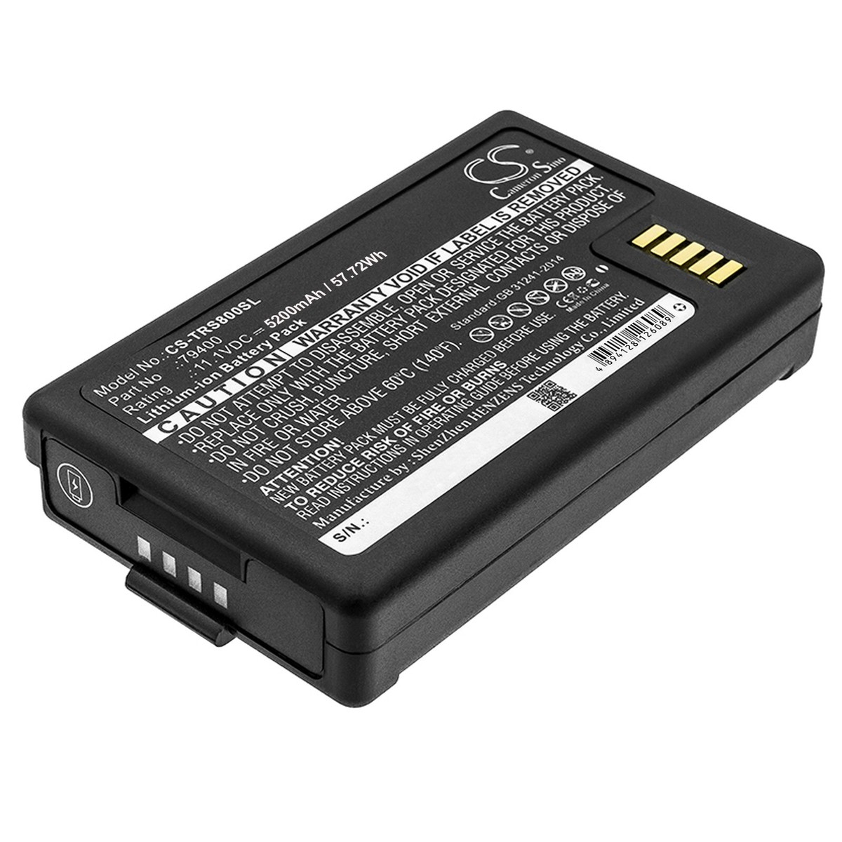 Batterie de rechange pour Trimble S3 S5 S6 S7 S8 Total Station Series, compatible avec 79400 99511-30,5200 mAh/57,72 Wh
