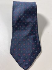 Vintage Brooks Brothers Makers Geometric Printed All Silk Tie Made In USA