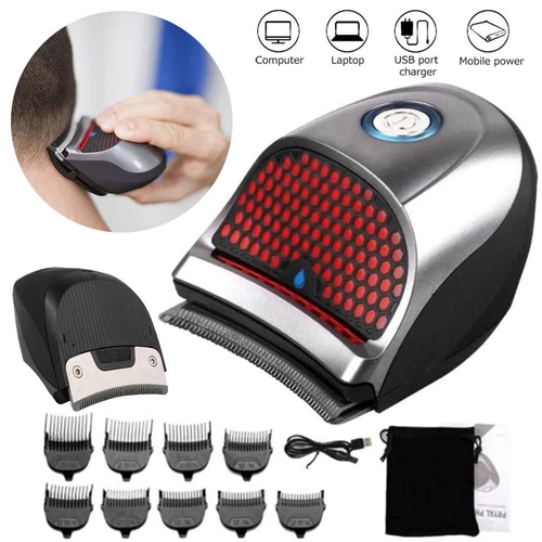 Professional Electric Hair Trimmer Mens Hair Clippers Cordless Self Cut Tools UK - Picture 2 of 6