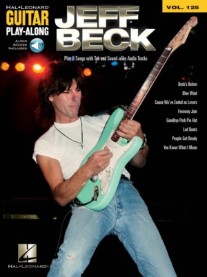 Jeff Beck Sheet Music Guitar Play-Along Book and Audio 000701687