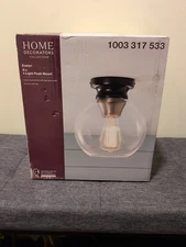 HDC Evelyn 8 in. 1-Light Modern Industrial Bronze