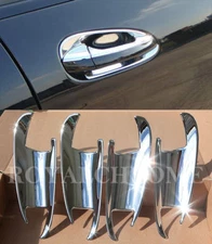 CHROME Door Handle Cup 4x for Mercedes Benz C Class W204 07-14 Sedan Estate AMG