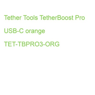 Tether Tools TetherBoost Pro USB-C orange 4,6m TBPRO3-ORG (0818307012950)