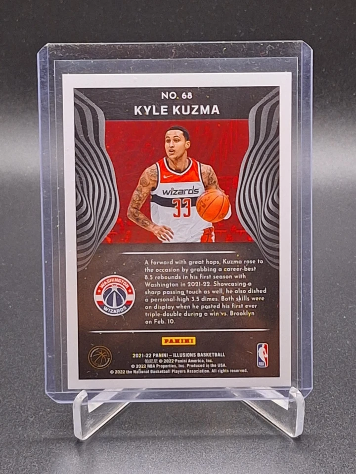 2021-22 Panini Illusions Kyle Kuzma  #14/75 - Image 2 of 3