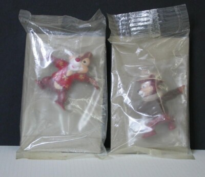 Walt Disney CHIP & DALE Rescue Rangers Figures KELLOGGS PREMIUM New Unopened