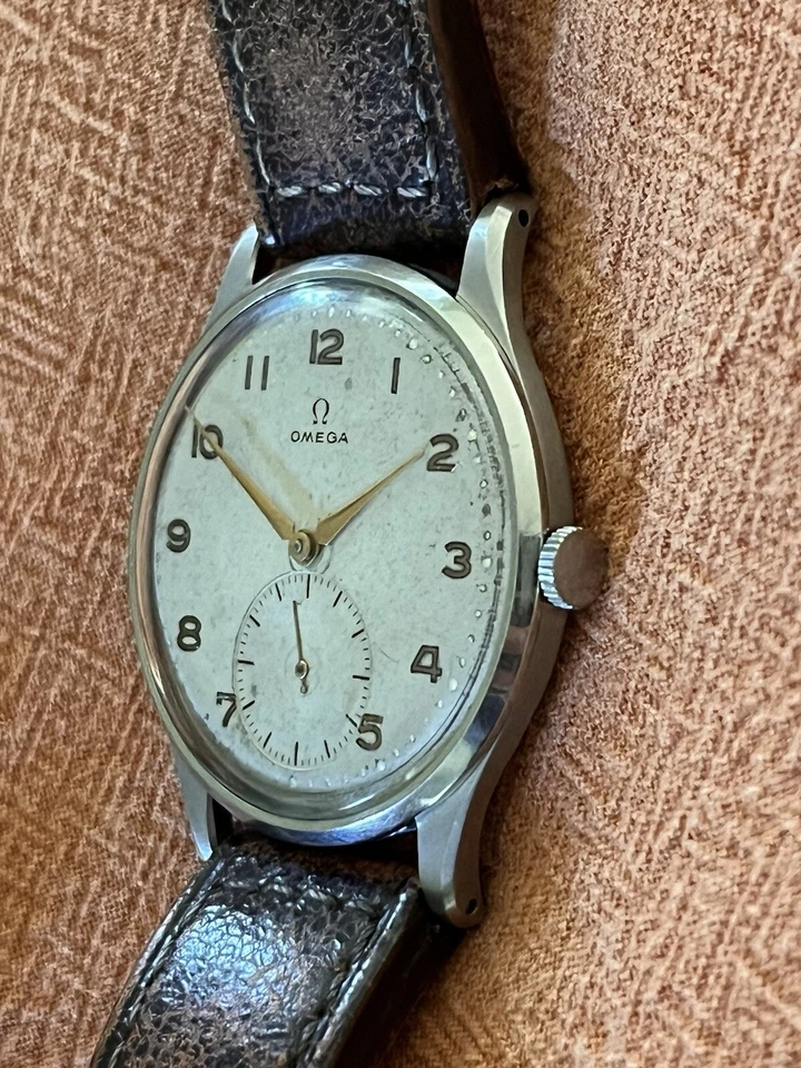 Omega 30t2 Jumbo Calatrava Sub-seconds 1940s Watch Original Dial Patina - Image 4 of 4