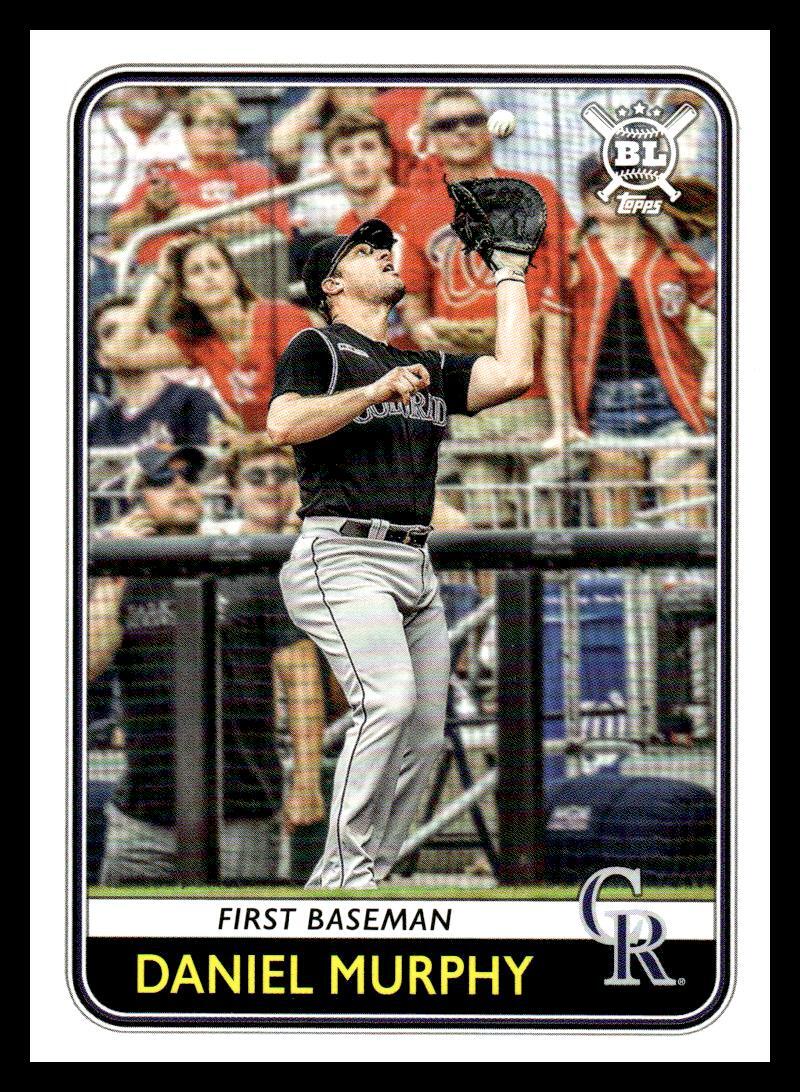 2020 Topps Big League #165 Daniel Murphy Colorado Rockies