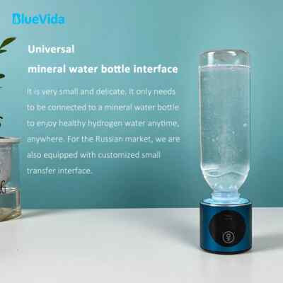 Bluevida New 8Th Generation Nano Hydrogen Water Generator Bottle