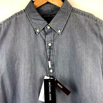 michael kors chambray shirt