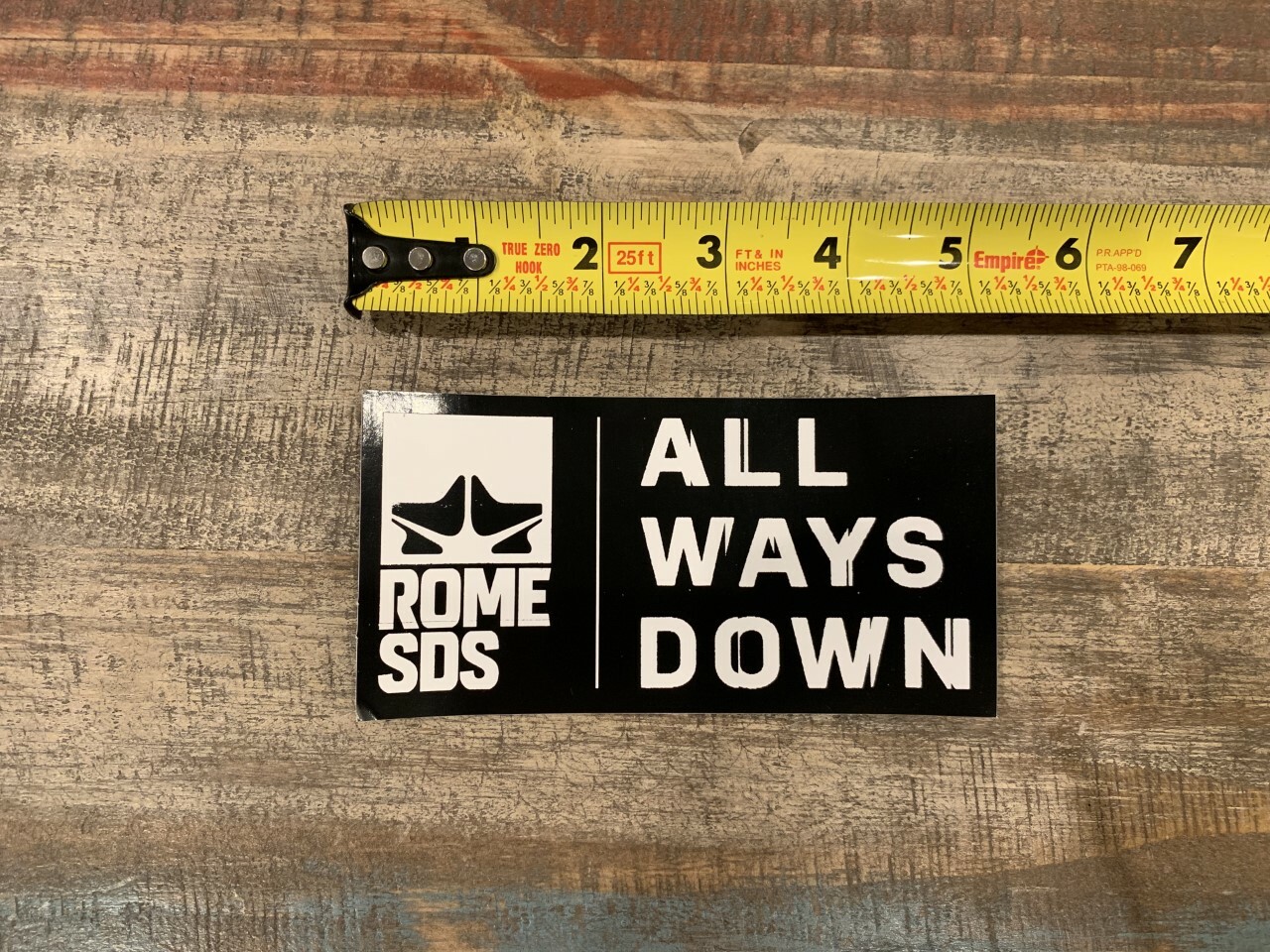 Rome SDS All Ways Down Ski Skiing Snowboard Sticker/Decal Awesome Sticker!!