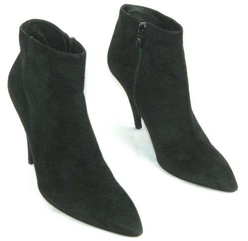 PRADA Boots Heels 9.5 CM Leather Suede 