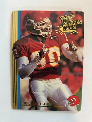 1993 Action Packed The All Madden Team Neil Smith # 36 Kansas City Chiefs  Mint