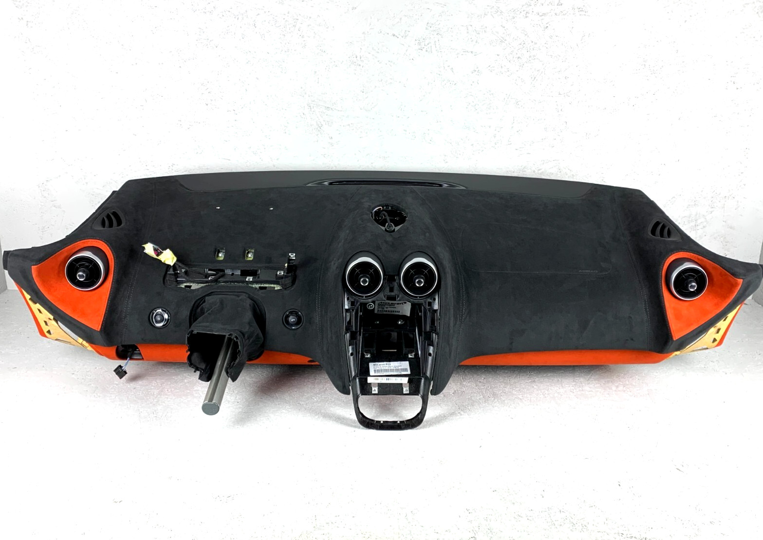New! 2019-2021 Mclaren 600LT Black W/ Red Alcantara Dashboard OEM Complete