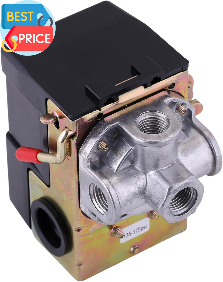 Durable 1/4" NPT Air Pressure Switch 135-175 PSI For Compressor - Foto 10