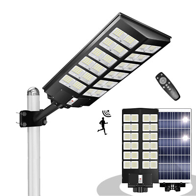 99000000LM 3000W Outdoor Commercial LED Solar Street Light Flood Light Road Lamp