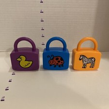 Alphabet Learning Locks LAKESHORE Educational Toy Learning Replacement D L Z