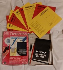 Detection Kit.  spy fingerprints clues unused science Vintage John Adams Toys