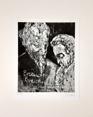 Mueller-Stahl: Brandt / Breschnew - Es ging doch schon - (Giclée / 2020, Ex. 26)