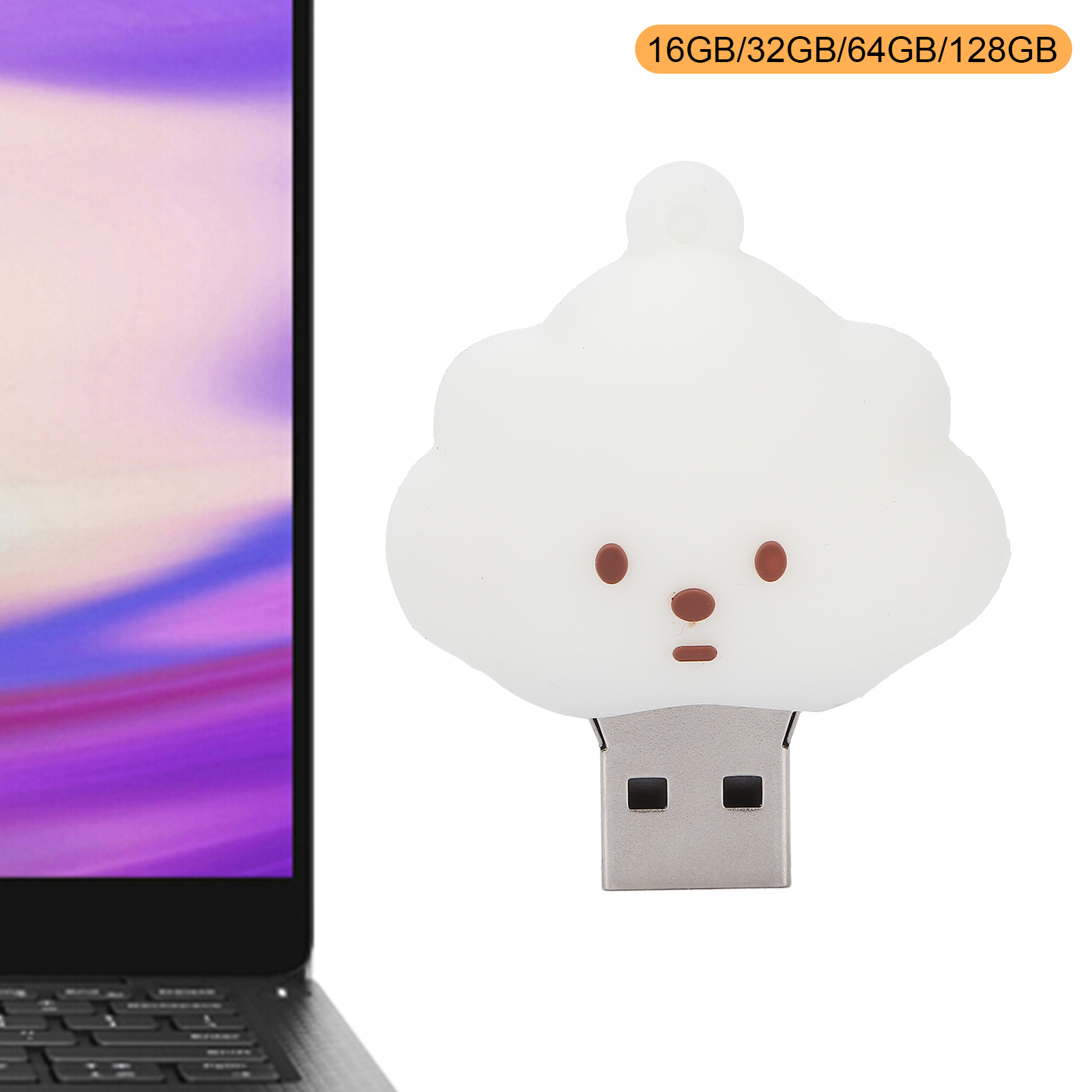 Cartoon U Disk Bear Doll Appearance High Speed Bulk Storage Flash Drive Memo