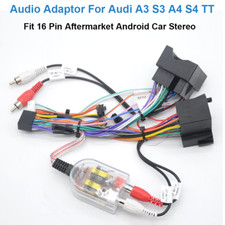 For Audi A3/A4/TT Car Stereo 16Pin Audio Cable Adapter Plug Loudspeaker Harness
