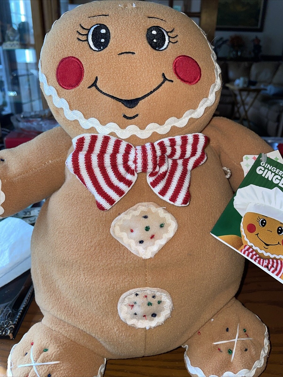 Dan Dee Plush 18” Floppy BIG Stuffed Gingerbread Chef Plush VG No