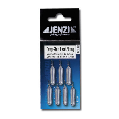 Jenzi Drop Shot Lead Lead Weights Long 3-25g Fishing Lead Rod Lead Special Swivel