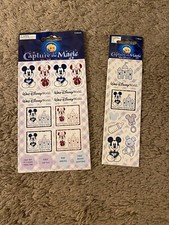 Disney Mickey Minnie Mouse New Baby Scrapbook Stickers Lot Two Capture The Magic