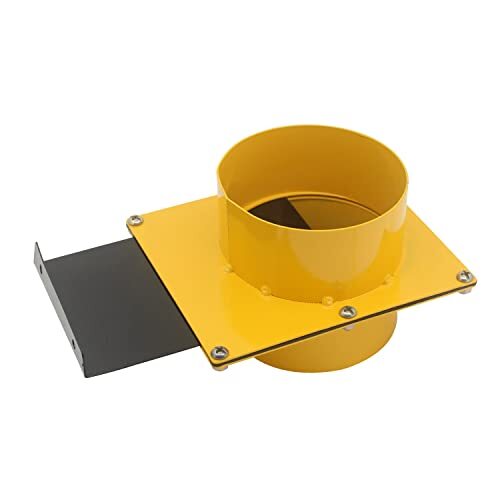 Trappe guillotine obturation tuyau aspiration copeaux aspirateur d