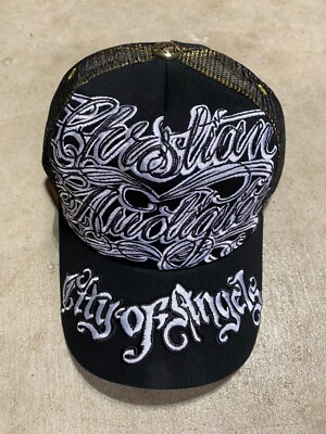 Christian Audigier COA Black/White Signature Hat Adult One  display picture 1