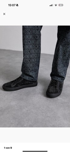 MOSCHINO UOMO - SNEAKER HIGH - NERO 43 - Bild 6 von 11
