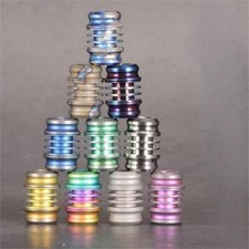 Titanium Knife Lanyard Bead Necklace Paracord Pendant Bracelet Bead EDC Charm