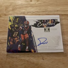 2023 Chronicles Impeccable Garrett Williams RC Auto Canvas Creations