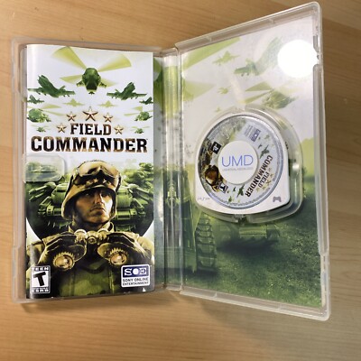 Field Commander PSP PlayStation Portable Sony Complete with Manual