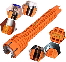 5 in 1 Faucet and Sink Installer Tool, Entemah Double Head Plumbing Tool, Wate