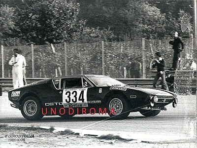 1976 DE TOMASO PANTERA GR3 GIRO ITALIA AUTO FOTO OR ATTUALFOTO