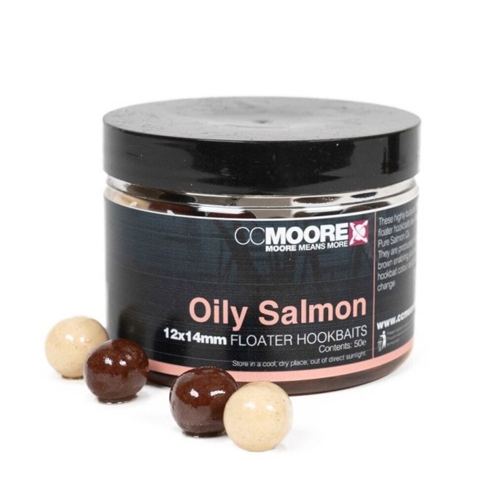 CC Moore Oily Salmon Floater Hookbait 12x14mm High leakage Super Oily 50 Per Pot